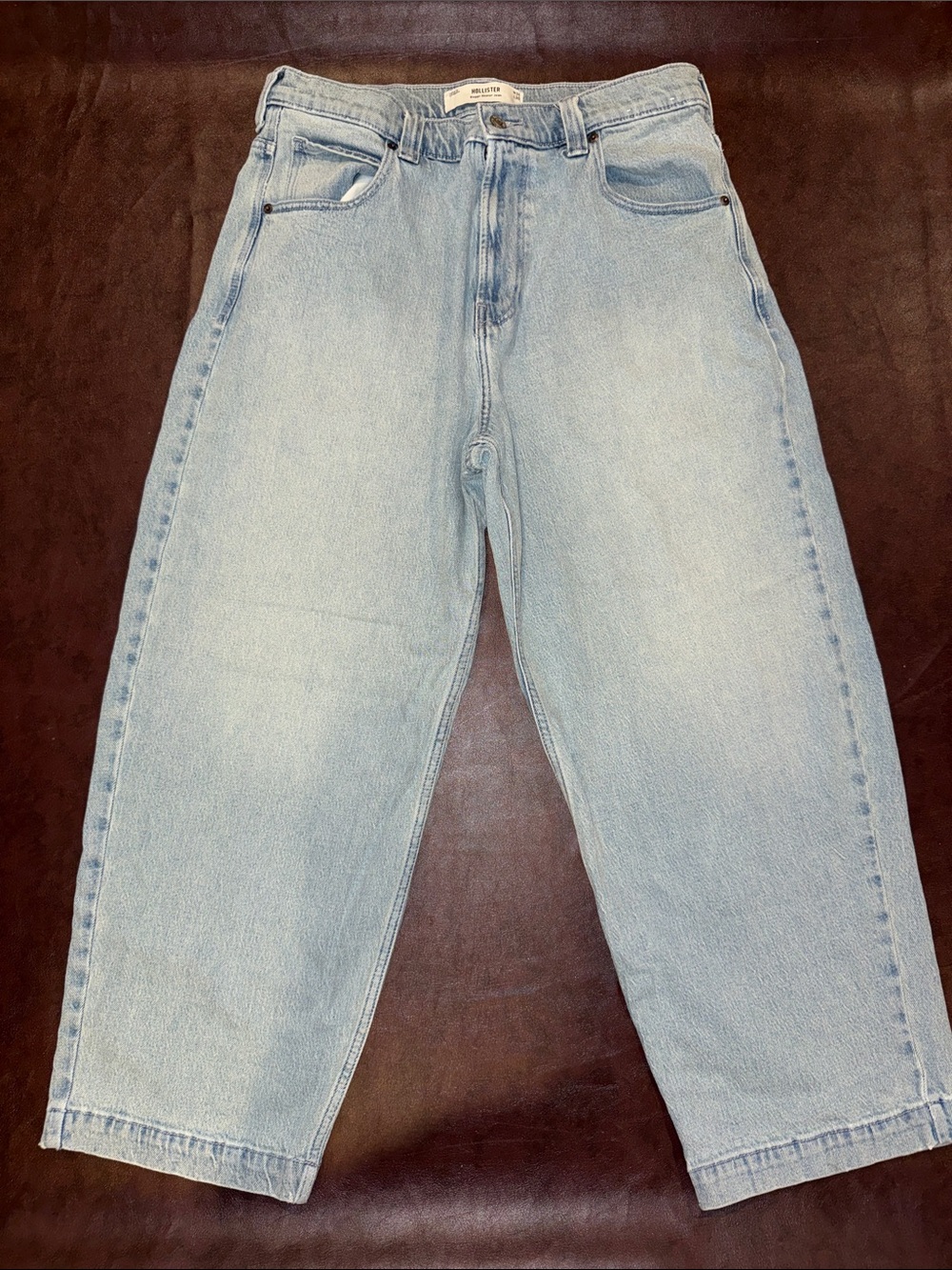 Hollister baggy jeans light wash size 34x30
